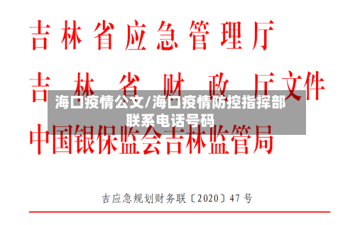 海口疫情公文/海口疫情防控指挥部联系电话号码-第2张图片
